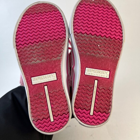 Sperry Top-Sider | Pink Heather Bahama Crib Boat Shoe Size 8 - Picture 6 of 8